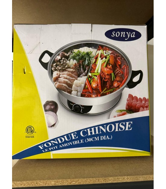 Sonya 5L Electric Dual-Sided Shabu Shabu Pot & 3L Hot Pot with Grill. 231 units. EXW Los Angeles 